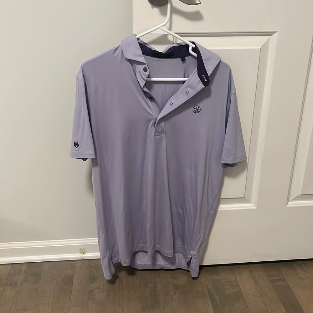 Purple Greyson golf polo